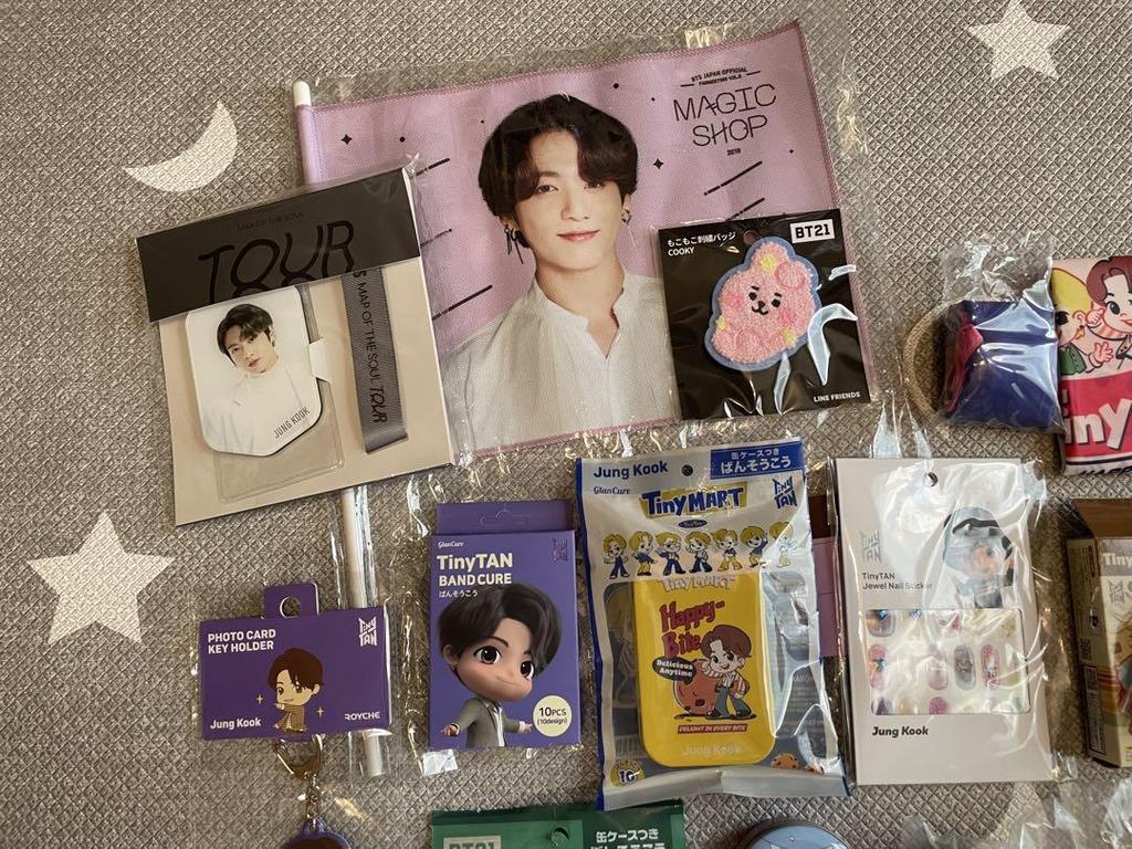 [USED] BTS BT21 TinyTAN JUNG KOOK Bulk Sale