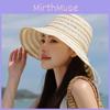 Summer Hollow Lace Straw Hat For Women With Sun Protection And Breathability For Beach And Outdoor Wear