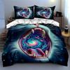 Cosmic Cat Maw Bedding Duvet Cover Sets Duvet Covers Pillowcases Gifts (1 * Duvet Cover 2 * Pillowcases, Without Duvet Insert)