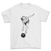 Bowling T-shirt 2 Sided Print, Front and Back Vintage Print Tshirt.