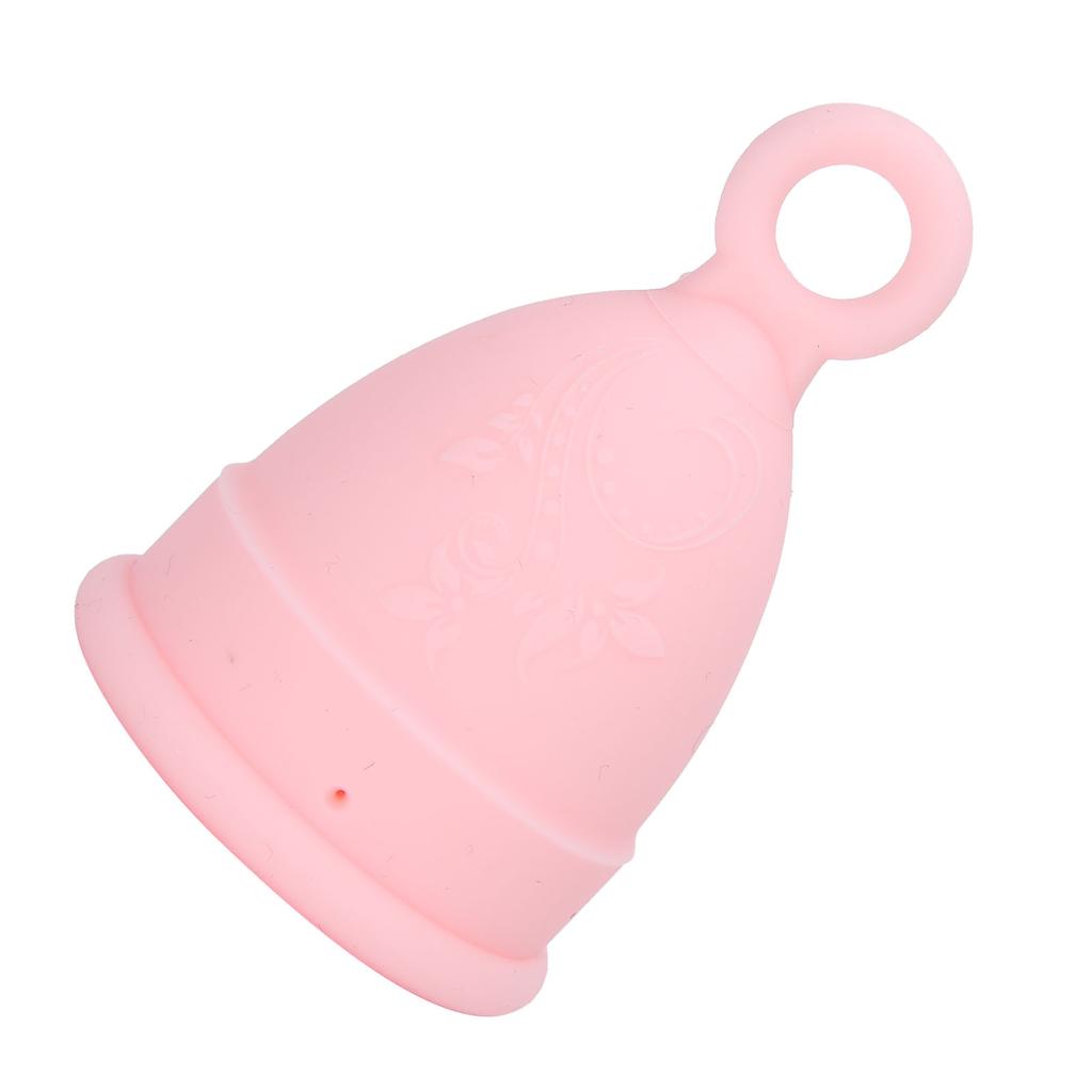 Silicone Menstrual Cup Women Soft Elastic Reusable Period Cup Female Body Care ToolRed S