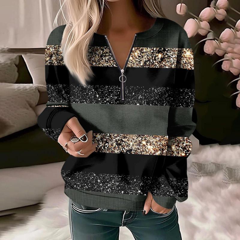 Fall Women's Sweatshirt Pullovers Basic O-Neck Zipper Yellow Red Blue Tie Street Long Sleeve Tops Autumn Casual Loose Sweatshirt