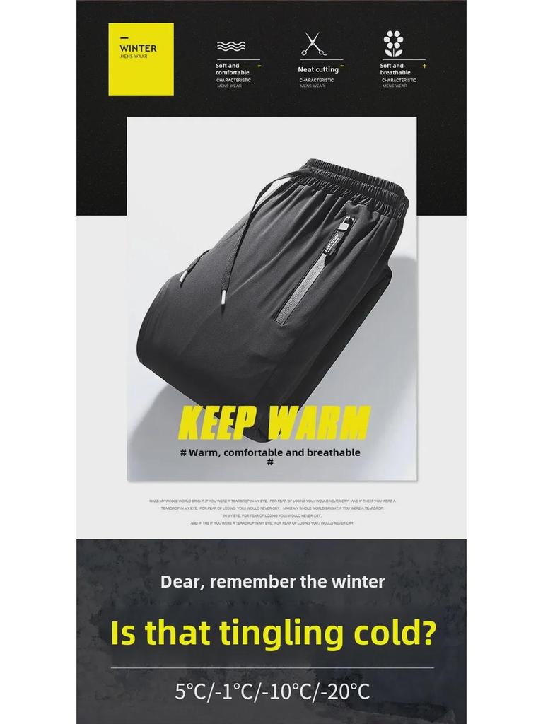 Wasserdichte Winterhose aus weißen Entendaunen für Herren – dick, warm, ölbeständig, ideal für den Einsatz im Nordosten der USA