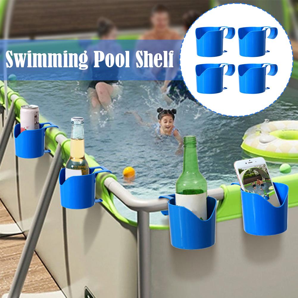 4Pack Pool Cup Holders Poolside Cup Holder For Above Strong Phone Cup Holder Beer Beverage Grou O5Y5