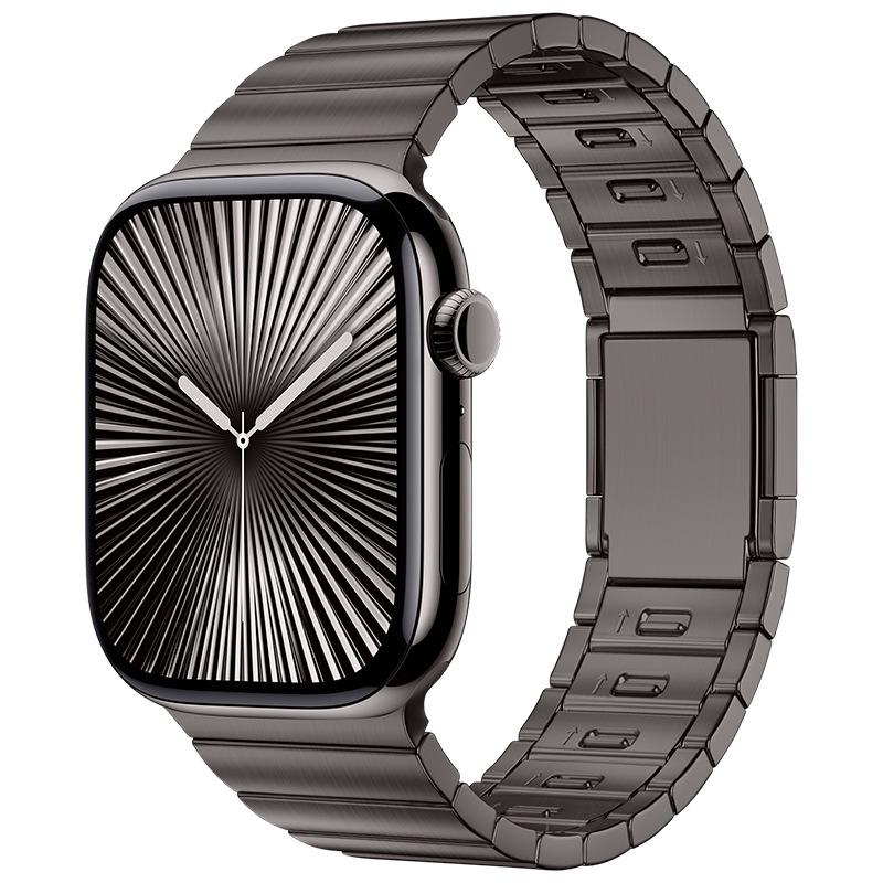 Apple Watch Band Series 11: One-Bead Removable Magnetic Steel Band for Ultra3