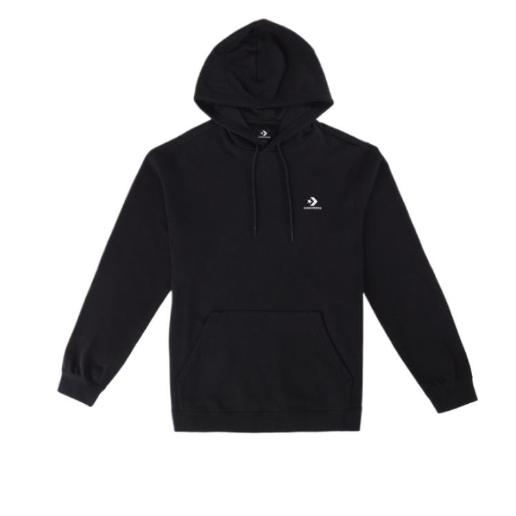 Converse Sweatshirts Men s Black Hooded Moderate MCH700-023 XL