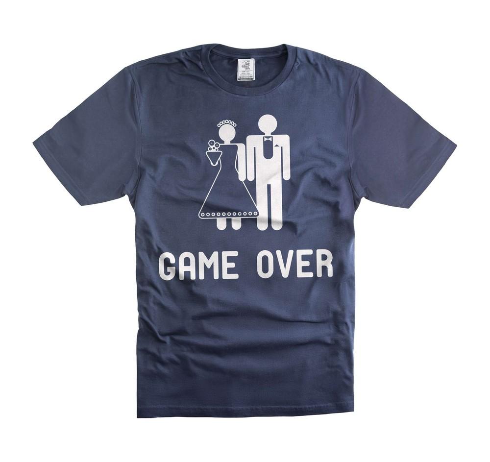 

Funny Wedding Joke Shirt Game Over T-Shirt Funny Marriage Wedding Shirts For him Unisex T-Shirt XXXXL