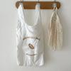 Nylon French Bread Foldable Shopping Bag Tote Bag Cartoon Eco Bag Funny   Snack