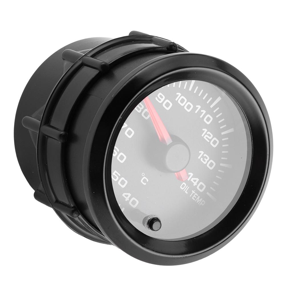 2in 12V Oil Temperature Gauge 40 140 Celsius Display 7 Colors Backlight with Sensor Universal for Car