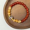 8mm Agate Beaded Bracelet for Women Natural Stone Bracelets Semi-Precious Gemstones Bangle DIY Jewelry Gifts