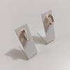 Pack Of 10 Acrylic Earring Display Stands Elegant White Jewelry Organizers Ear Accessories Rack for Home Or Retail Use