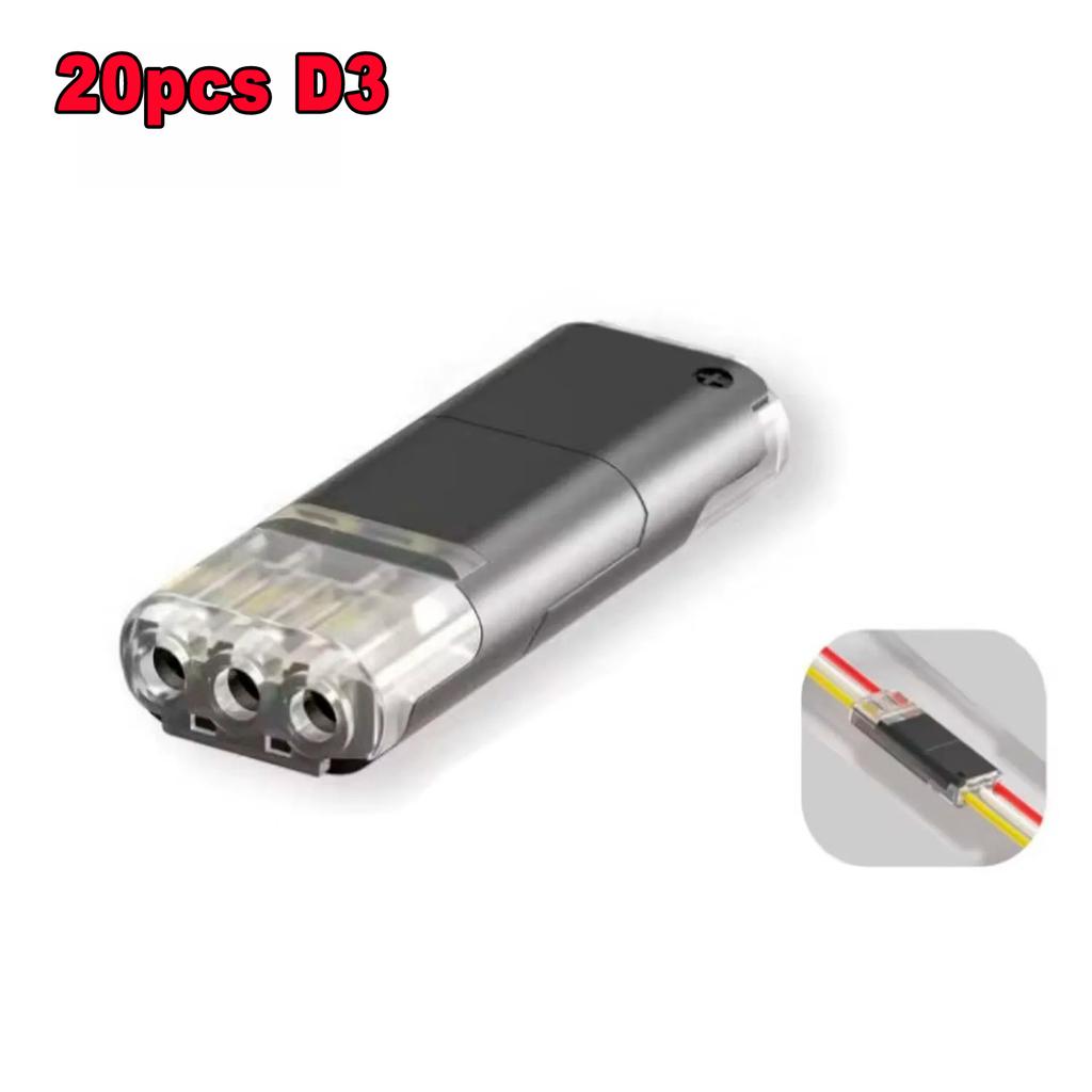 20/30/50/100pcs Waterproof Automotive Electrical Connector Sealed Dustproof Wire Terminal Strip for Car Wiring Cable Connection