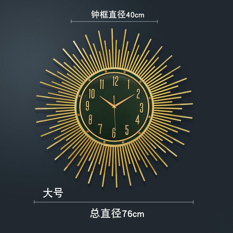 Modern Home Decor Luxury Large Wall Clock Living Room Decoration Simple Nordic Clock Restaurant Wall Hanging Wall Art Clock