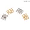 10Pcs Mini Brass Door Hinge Simulation Folding For 1/10 RC Crawler Car Trx4 1/14 Tamiya RC Dump Truck SCANIA 770S