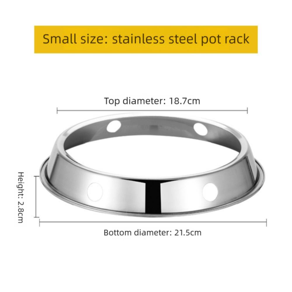 

Противоскользящее кольцо-подставка для вока из нержавеющей стали, настольная подставка для защиты от ожогов, детали для варочной панели S