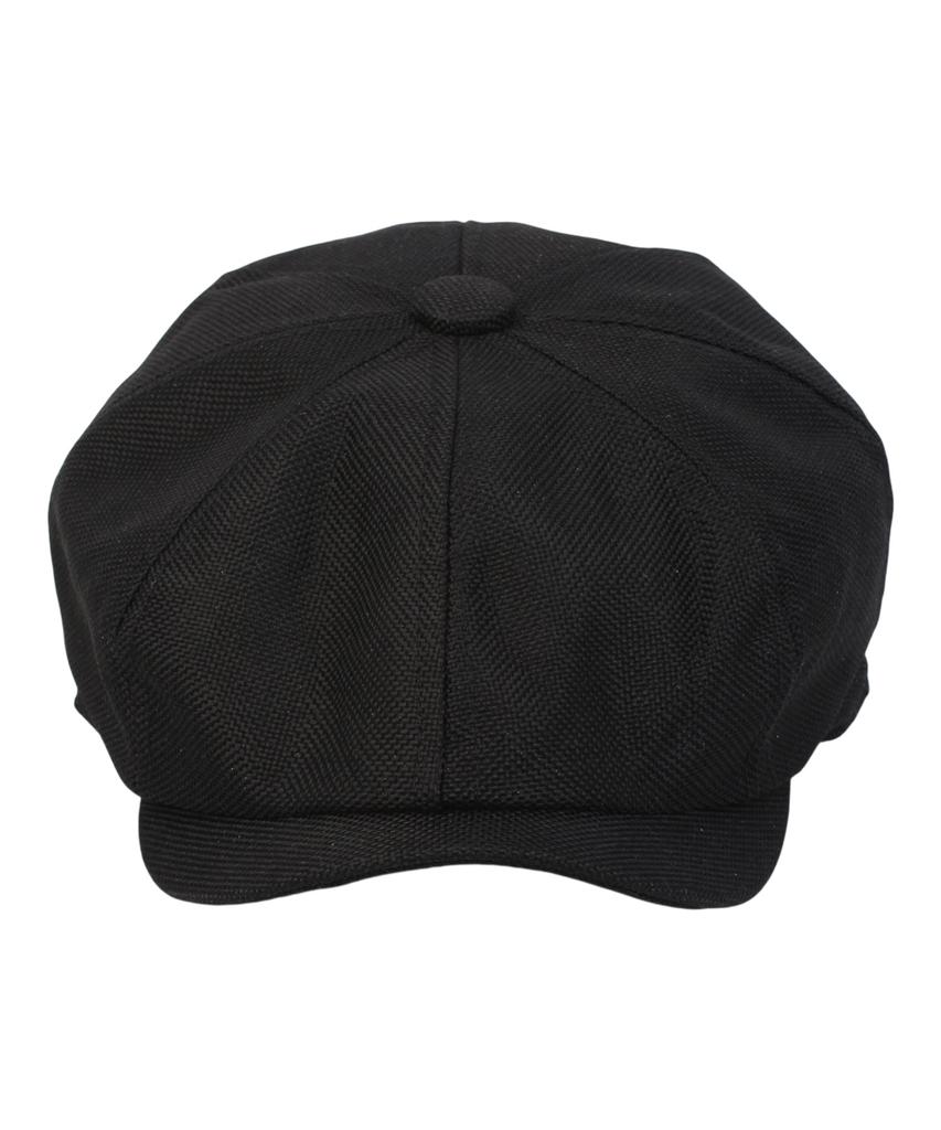 Yunibeosyeolkemiseuteuli Linen Logo Black Banding Hunting Cap