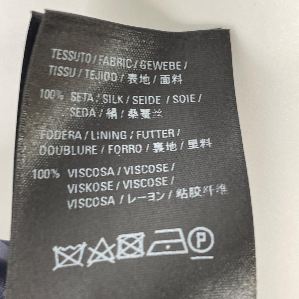 Balenciaga 20AW 642234 Navy Back To Front Trench Dress Satin Dress One Piece / Coat Dress 34 NavyUsed