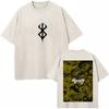 Washed Anime Berserk Guts Classic T-Shirts Manga Gatsu Griffith Zodd Trend T-shirt Men Women Oversized  Cotton Casual Tee Shirt