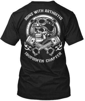 SÖHNE MIT ARTHRITIS IBUPROFEN KAPITEL T-Shirt Hergestellt in den USA Größe S bis 5XL