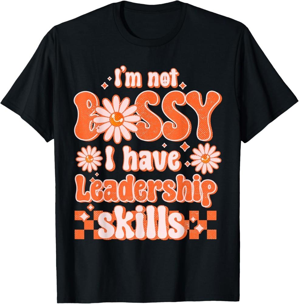 Я не командую, у меня есть лидерские качества. Смешная феминистская надпись. Унисекс футболка S