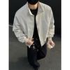 Mens Womens Lightweight Utility Pilot Jacket Cleanfit Minimalist Solid Color Workwear Style Outerwear Fall