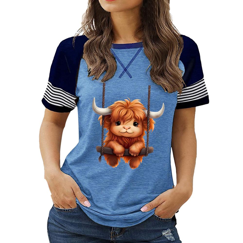 

Новые поступления женской одежды больших размеров: Топ с круглым вырезом и короткими рукавами с цветочным принтом на лето 3XL