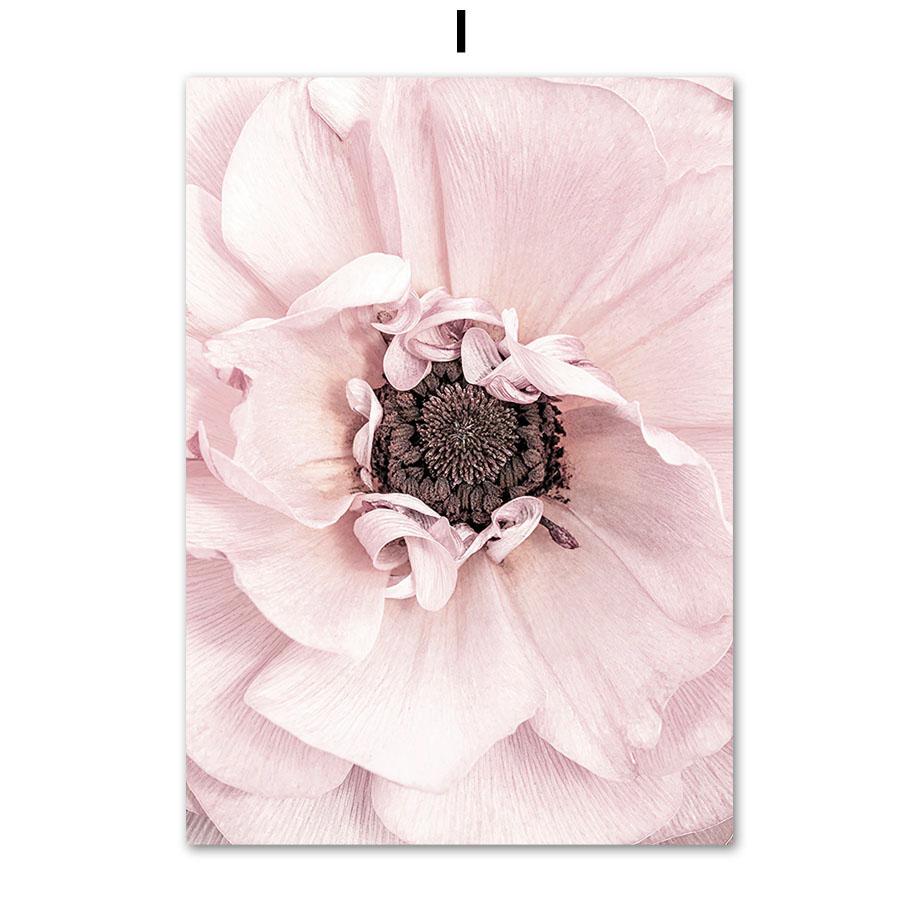 Pink Flower Rose Paris Tower Tram Balloon Wall Art Canvas Painting Nordic Posters And Prints Wall Pictures For Living Room Decor