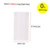 Poooli White Blank Sticky Thermal Paper Long Lasting 5 Years Paper Roll BPA Free 57*30mm(2.17*1.18in) 3 Rolls