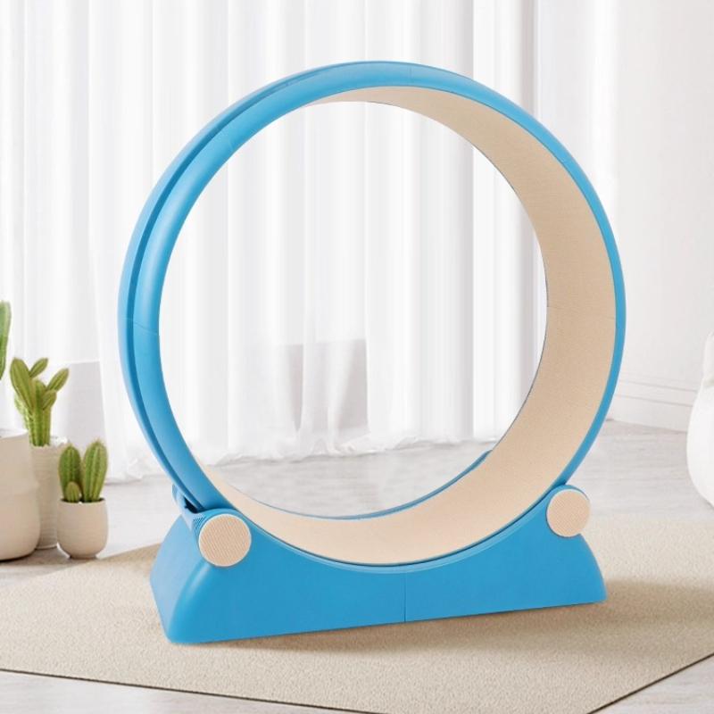 Cat Exercise Wheel Silent Eco-Friendly Pet Treadmill with Wide Track Anti-Pinch Dog & Cat Fitness Equipment Large Activity Wheel