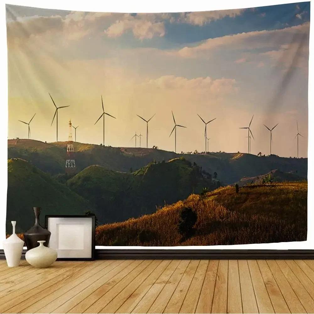 Гобелен с изображением ветряной турбины — фото 13