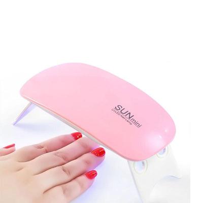 6w Mini-Nageltrockner-Maschine UV-LED-Lampe für Gel-Nagellack Heimgebrauch Mini-UV-Gel-Lack-Trockner-Lampe Nail Art Tools