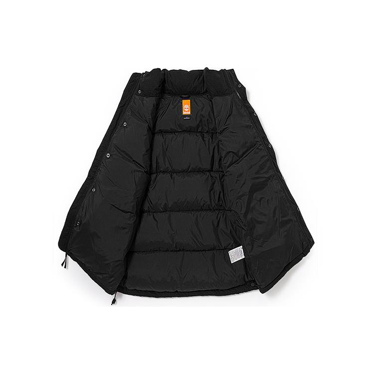 Timberland Down Jackets Men's Black Stand Collar Thickened A26VY-001