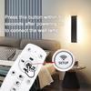 2.4G Remote Control Dimming Wall lamp LED 16W Wall Light Modern Wall Lamps Indoor Wall Lights Including LED Plate 110V-260V for