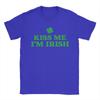 Kiss Me Im Irish St Patricks Day T Shirt Summer T Shirts Unisex 100 Cotton Plus Size Top Tees ShortSleeve Streetwear Tops
