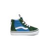 Vans SK8 High Top Toddler Shoes Blue Green Infant And Toddler VN0A4BV1WK9