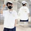 Boys' Trendy Cotton Letter Print Summer T-Shirt