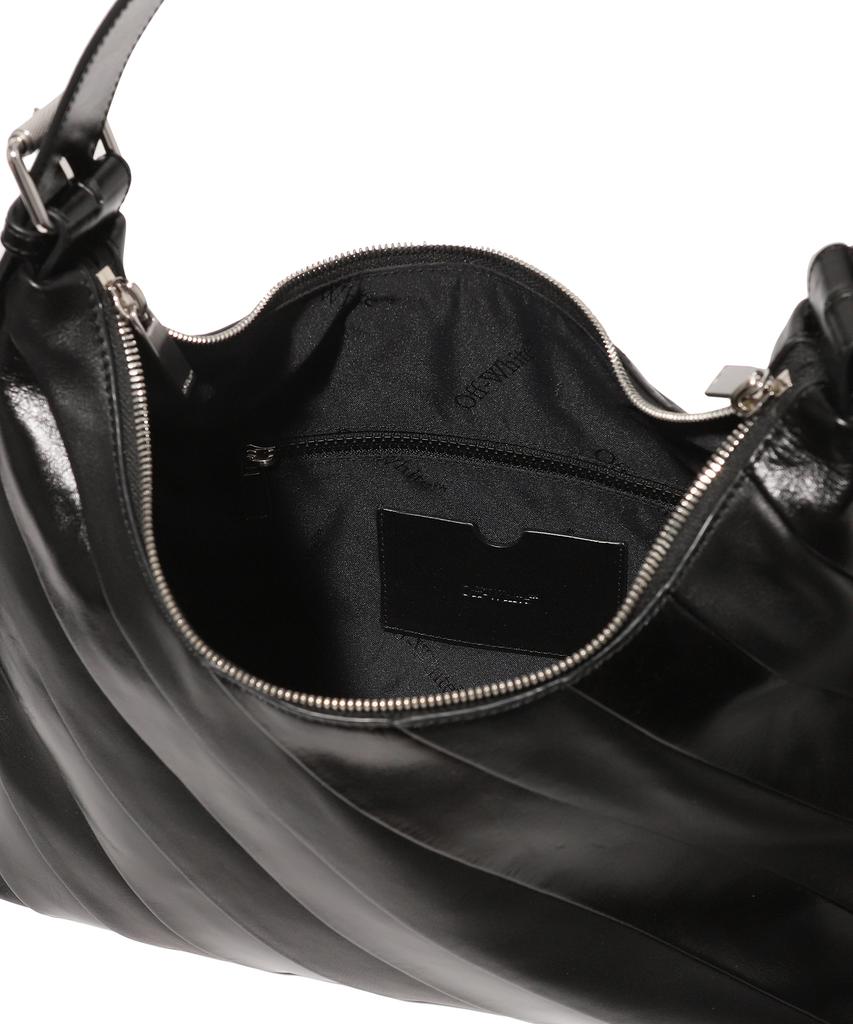 Off-White Stripe Hobo Bag (Black)