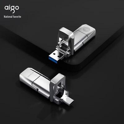 Aigo U393 128GB Dual-Interface Type-C USB 3.2 SSD U-Disk