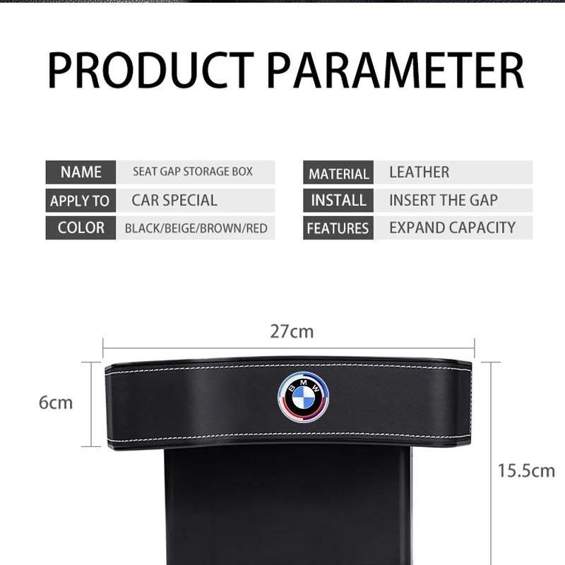 Auto Zubehör Leder Sitzspalt Aufbewahrungsbox Handy Schlüssel Organizer Für Bmw Performance M E46 E90 F20 E39 E91 E87 E60 E93 F10 X3 E83 E61