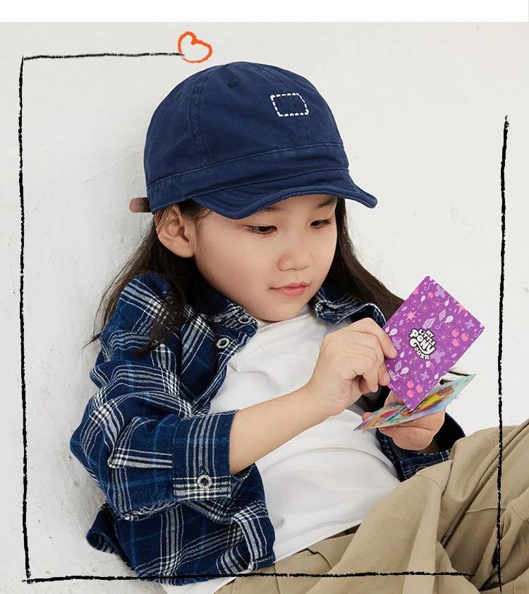 Kids' Summer Sun Protection Embroidered Baseball Cap - Soft Duckbill Design