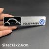 LMN1 Emblems Volkswagen Series Aluminum Badge Car Body Stickers Decals For VW GTI Polo Golf Passat Tiguan Arteon Touareg Taigo Caddy