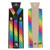 Unisex Y Back Suspenders 3 Clips Adjustable Elastic Braces