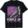 Purple Up Military Kids Child Month Unisex T-Shirt