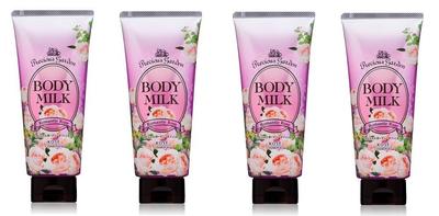 Precious Garden Body Milk 200 g x 4 kusy [Hromadný nákup] (Romantická růže)