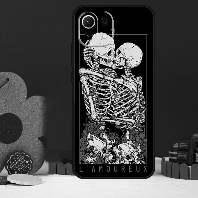 Horror Skull Gothic Case For Xiaomi 14 15 Ultra 15T 14T 13T 17 Pro Max POCO X7 Pro X5 X6 F5 F6 F7 F8 Ultra Cover