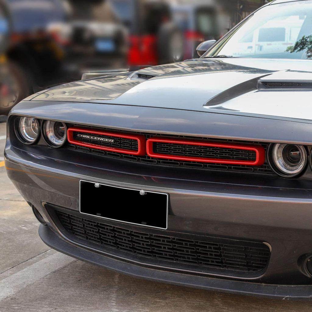 ABS Dekorativní kroužek mřížky chladiče pro 2015-2020 Dodge Challenger Úprava auta.