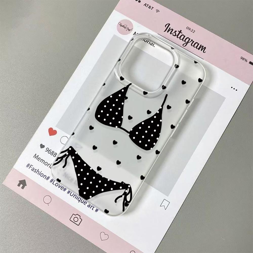 Personalized and fashionable bikini pattern Phone Case For iPhone 17 17Air iPhone 13 11 14 12 15 16 Pro Max Silicone Cover Funda