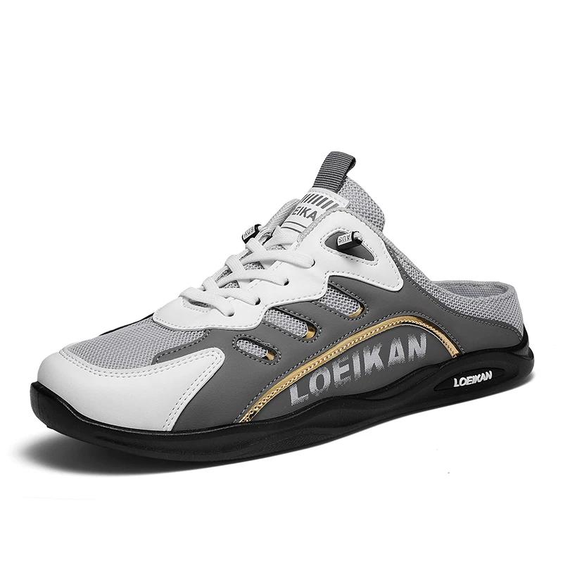 

2025 Summer Slippers for Men Trendy Men s Flat Bottom 46 чорний