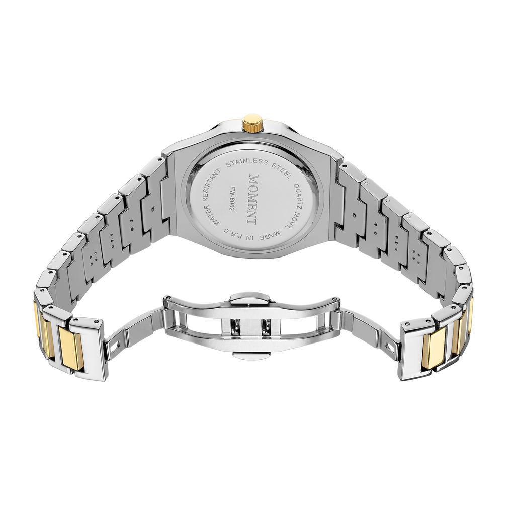 Skeleton Men's Watch Non-mechanical Watch Fashion Business Steel Belt Men's Watch