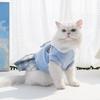 Haustier Herbst und Winter Hunde Wollkariertes Katzenkleid Kleine und mittelgroße Hunde Teddy Hund und Katze Kleidung